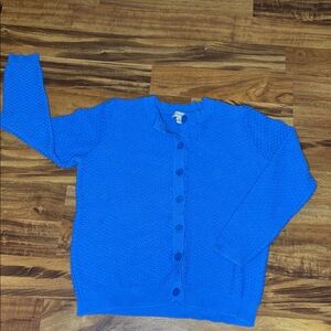 Appleseed's Royal Blue Textured Cardigan